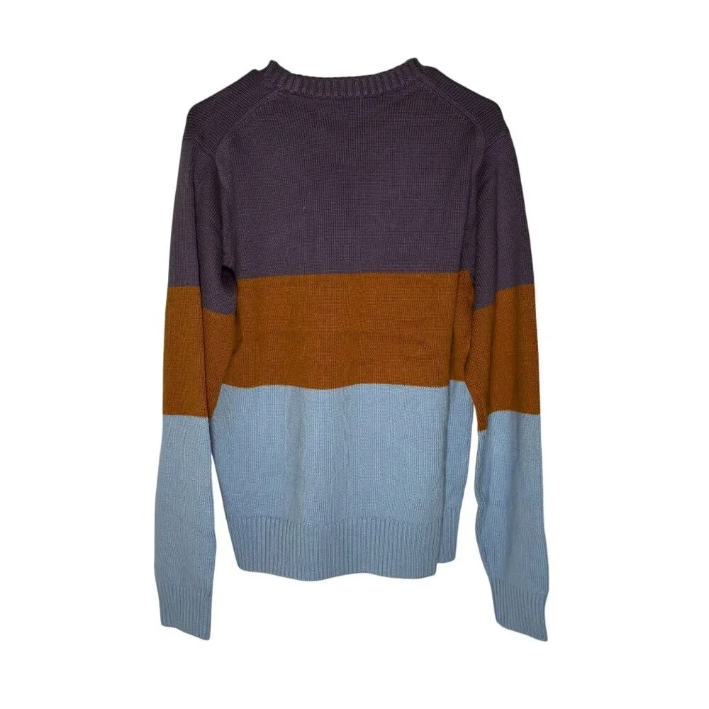 AYR The Yachty Moma Colorblock Sweater Men's Size M Striped New Without Tags!